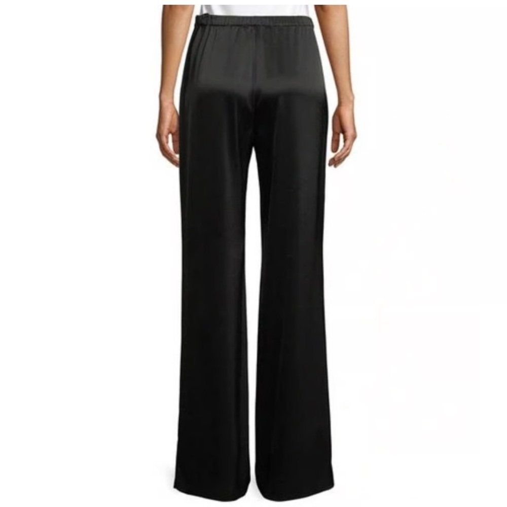 St. John Cavier Kate Black Satin Trouser Pants - Picture 4 of 16